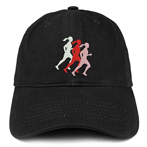 Trendy Apparel Shop Female Runner Embroidered Soft Crown 100% Brushed Cotton Cap