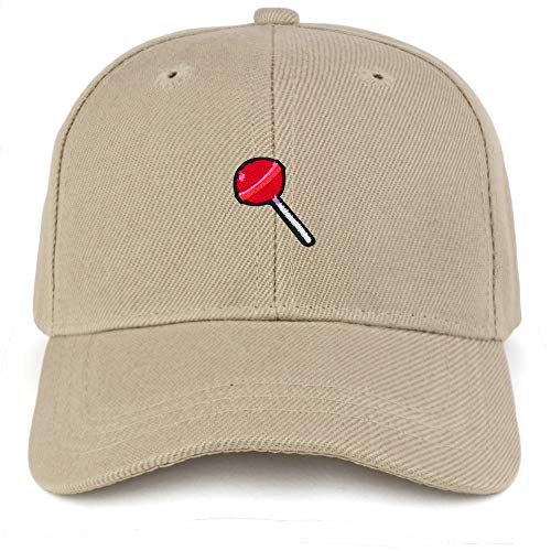 Trendy Apparel Shop Lollipop Patch Structured Infant Baseball Cap