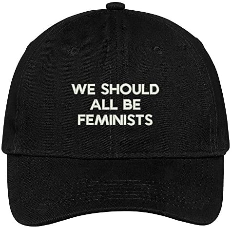 Trendy Apparel Shop Feminists Embroidered Low Profile Deluxe Cotton Cap Dad Hat