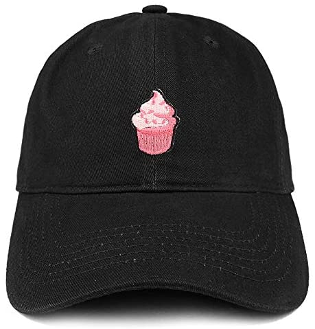 Trendy Apparel Shop Cupcake Patch Brushed Cotton Unstructured Dad Hat