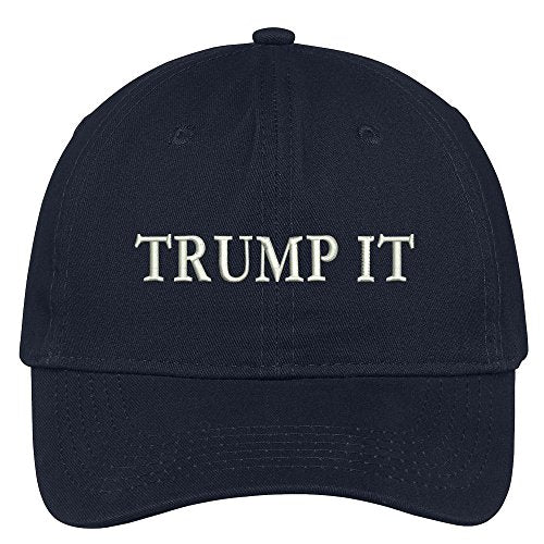 Trendy Apparel Shop Trump It Embroidered Soft Crown 100% Brushed Cotton Cap