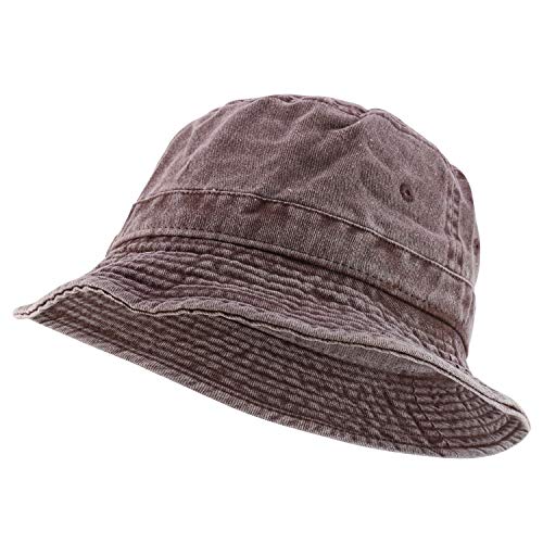Trendy Apparel Shop 100% Cotton Pigment Dyed Washed Bucket Hat
