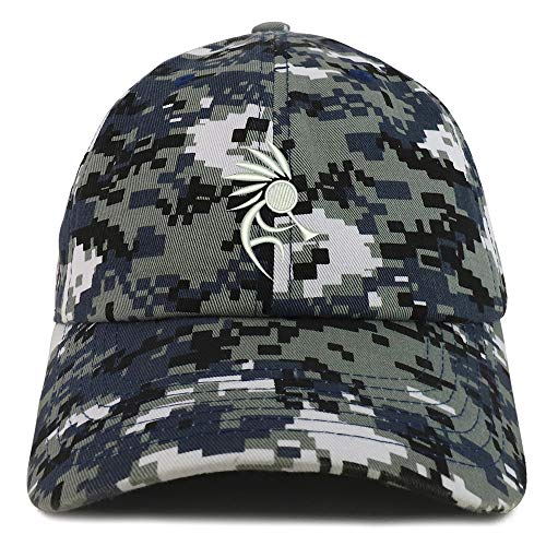 Trendy Apparel Shop Kokopelli Embroidered Soft Crown 100% Brushed Cotton Cap