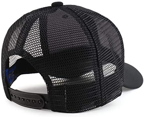 Trendy Apparel Shop High Frequency Boss Patch Structured Trucker Mesh Cap