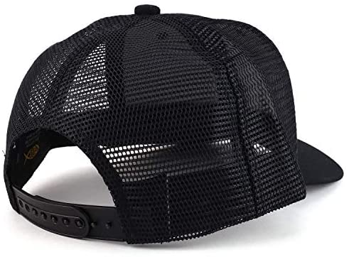 Trendy Apparel Shop Low Profile Two Tone Mesh Back Trucker Baseball Cap