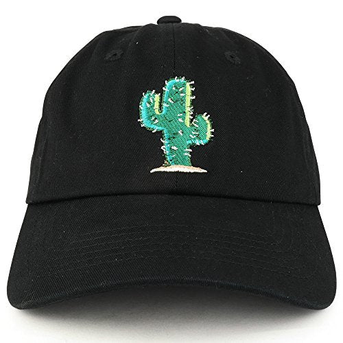 Trendy Apparel Shop Cactus Embroidered On Soft Cotton Unstructured Dad Hat