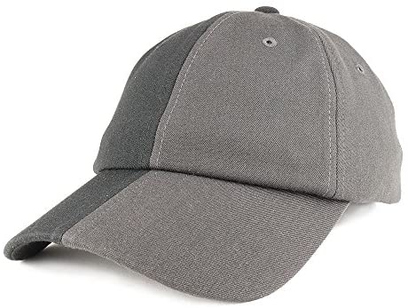 Trendy Apparel Shop Two Tone Unstructured Curved Bill Adjustable Baseball Cap