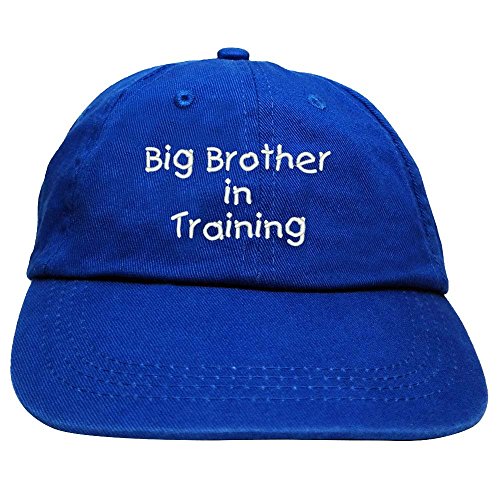 Trendy Apparel Shop Big Brother in Training Embroidered Youth Size Cotton Baseball Cap