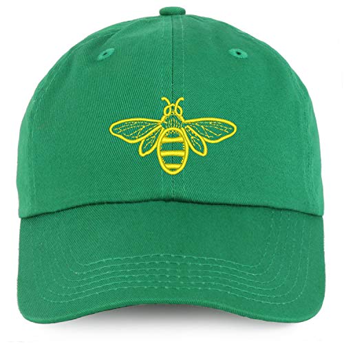 Trendy Apparel Shop Youth Bee Embroidered Unstructured Cotton Baseball Cap