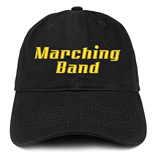 Trendy Apparel Shop Marching Band Embroidered Soft Crown 100% Brushed Cotton Cap