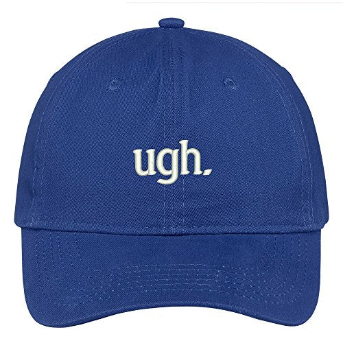 Trendy Apparel Shop UGH Embroidered Soft Low Profile Adjustable Cotton Cap