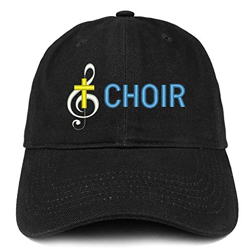 Trendy Apparel Shop Choir Embroidered Soft Crown 100% Brushed Cotton Cap