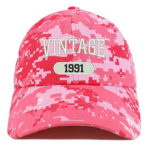 Trendy Apparel Shop 30th Birthday Vintage Year Soft Crown Brushed Cotton Cap