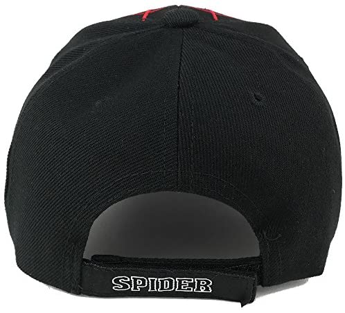 Trendy Apparel Shop Kids Size Web and Spider Flame Adjustable Baseball Cap