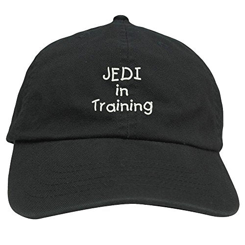 Trendy Apparel Shop Jedi in Training Embroidered Youth Size Cotton Baseball Cap