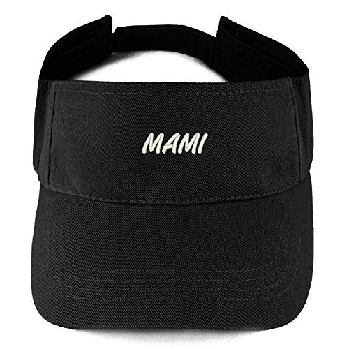 Trendy Apparel Shop Mami Embroidered 100% Cotton Adjustable Visor
