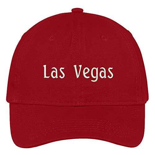 Trendy Apparel Shop Las Vegas City Embroidered Low Profile 100% Cotton Adjustable Cap