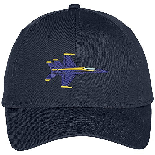 Trendy Apparel Shop US Navy Blue Angels Embroidered Snapback Adjustable Baseball Cap
