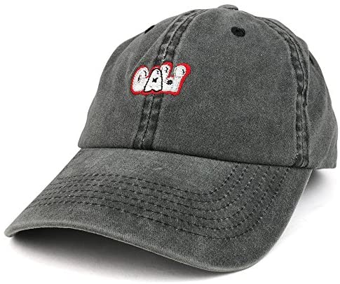Trendy Apparel Shop Cali Fun Text Embroidered Adjustable Washed Cotton Baseball Cap