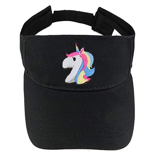 Trendy Apparel Shop Unicorn Patch Cotton Summer Visor Cap
