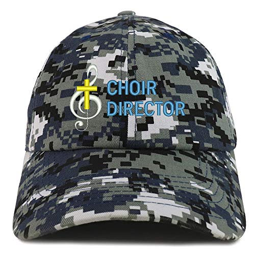 Trendy Apparel Shop Choir Director Embroidered Soft Crown 100% Brushed Cotton Cap