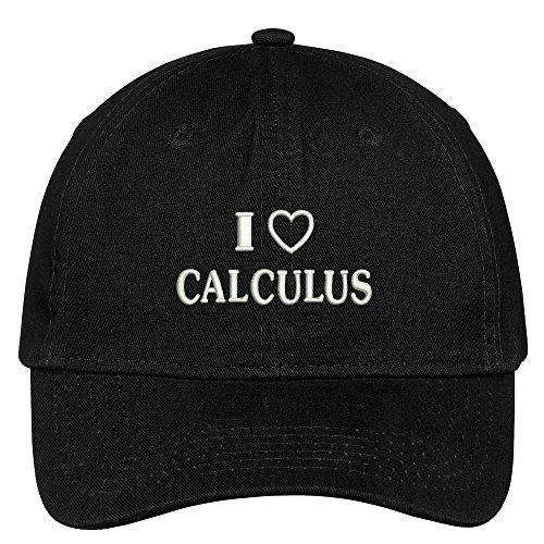 Trendy Apparel Shop I Love Calculus Embroidered Soft Cotton Low Profile Dad Hat Baseball Cap