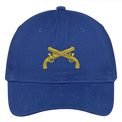 Trendy Apparel Shop Military Logo Embroidered Low Profile Soft Cotton Brushed Cap