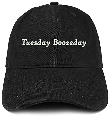 Trendy Apparel Shop Tuesday Boozeday Embroidered Soft Cotton Dad Hat