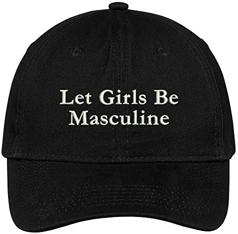 Trendy Apparel Shop Let Girls Be Masculine Embroidered 100% Quality Brushed Cotton Baseball Cap