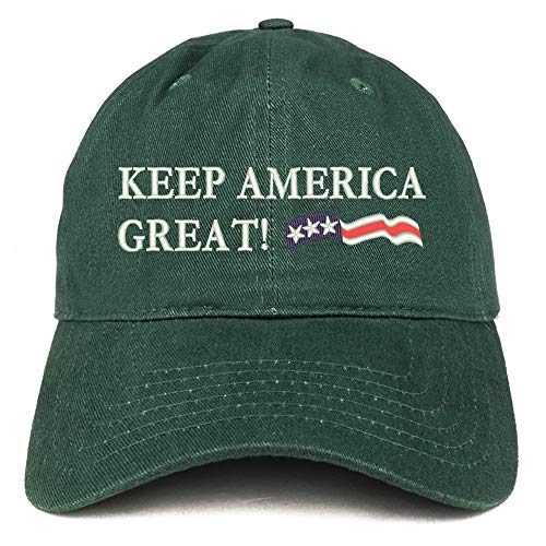 Trendy Apparel Shop Keep America Great Embroidered Cotton Dad Hat