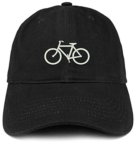 Trendy Apparel Shop Love to Bicycle Image Embroidered Cotton Dad Hat