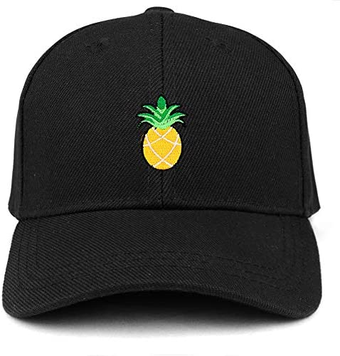Trendy Apparel Shop Pineapple Patch Structured Youth Baseball Cap