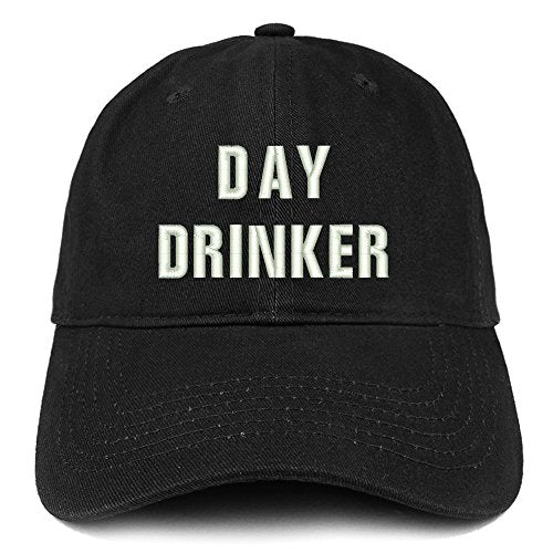 Trendy Apparel Shop Day Drinker Embroidered Low Profile Brushed Cotton Cap