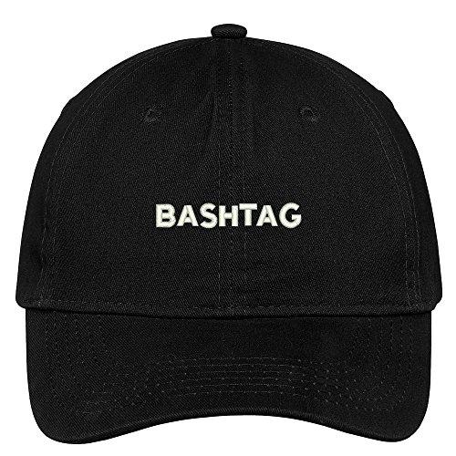 Trendy Apparel Shop Bashtag Embroidered Low Profile Cotton Cap Dad Hat