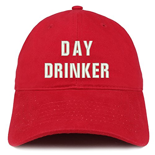 Trendy Apparel Shop Day Drinker Embroidered Low Profile Brushed Cotton Cap