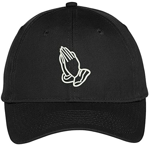 Trendy Apparel Shop Praying Hands Embroidered Baseball Cap