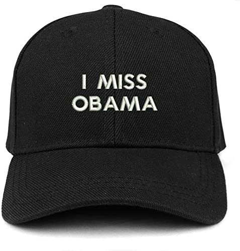 Trendy Apparel Shop I Miss Obama Embroidered Youth Size Kids Structured Baseball Cap