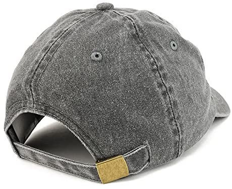 Trendy Apparel Shop Donut Patch Pigment Dyed Washed Baseball Cap