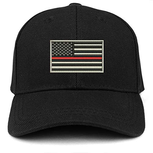Trendy Apparel Shop USA TRL Flag Embroidered Youth Size Kids Structured Baseball Cap