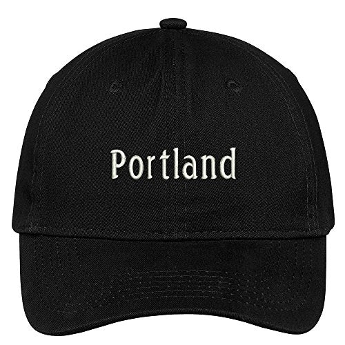 Trendy Apparel Shop Portland City Embroidered Low Profile 100% Cotton Adjustable Cap -