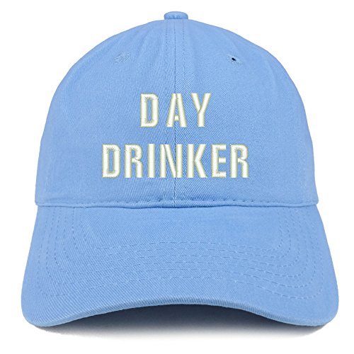 Trendy Apparel Shop Day Drinker Embroidered Low Profile Brushed Cotton Cap