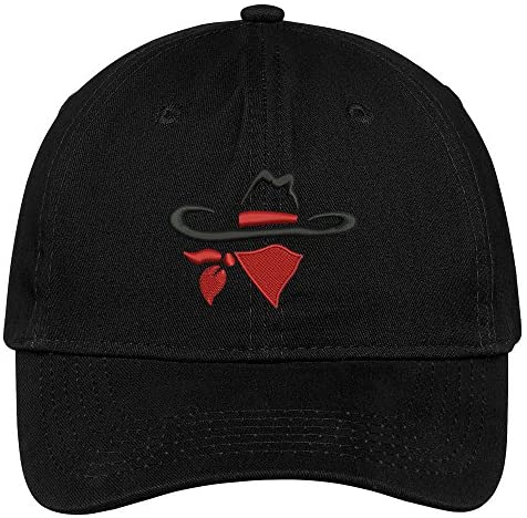 Trendy Apparel Shop Bandit Outlaw Embroidered Low Profile Soft Cotton Brushed Cap