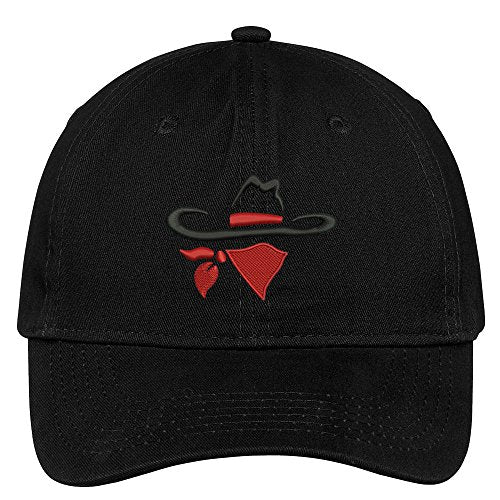 Trendy Apparel Shop Bandit Outlaw Embroidered Low Profile Soft Cotton Brushed Cap