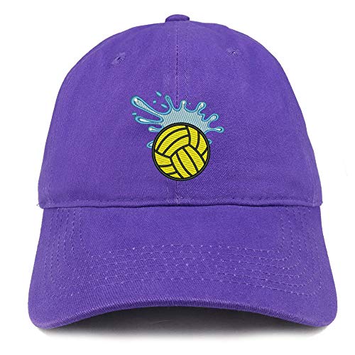 Trendy Apparel Shop Water Polo Splash Soft Crown 100% Brushed Cotton Cap