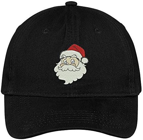 Trendy Apparel Shop Santa Claus Embroidered Low Profile Cotton Cap Dad Hat