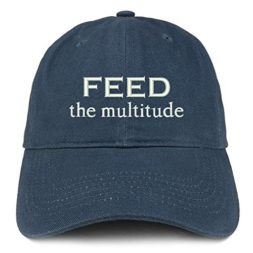 Trendy Apparel Shop Feed The Multitude Soft Crown 100% Brushed Cotton Cap