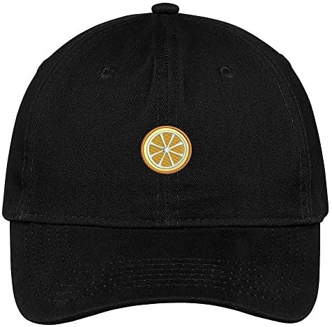 Trendy Apparel Shop Orange Slice Embroidered Cap Premium Cotton Dad Hat