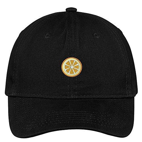 Trendy Apparel Shop Orange Slice Embroidered Cap Premium Cotton Dad Hat