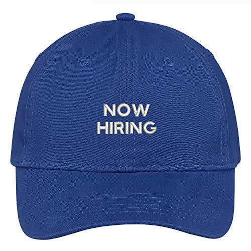 Trendy Apparel Shop Now Hiring Embroidered 100% Quality Brushed Cotton Baseball Cap