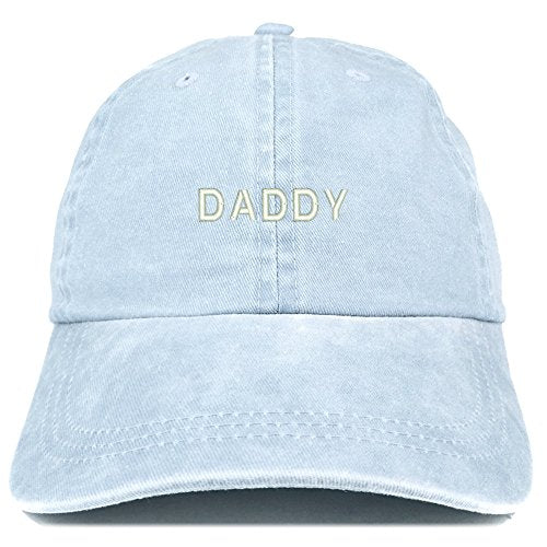 Trendy Apparel Shop Daddy Embroidered Low Profile Washed Cotton Cap